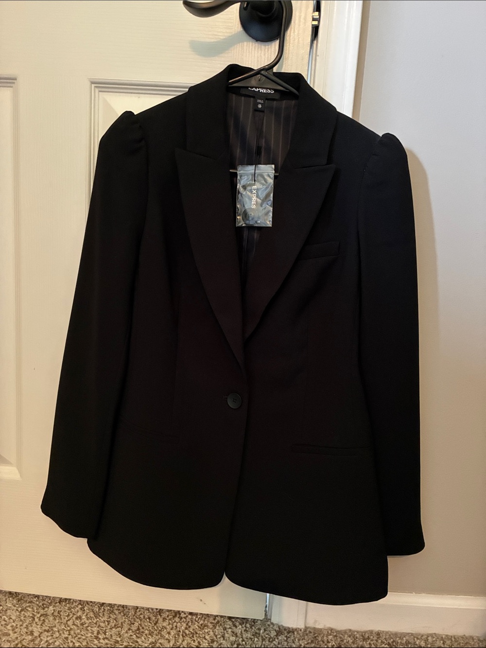 NWT Express Black Single-Button Women's Blazer
